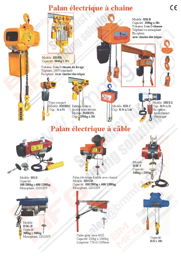 Palan électrique